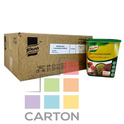 KNORR BEEF FLAVOURED POWDER 6*1.1KG